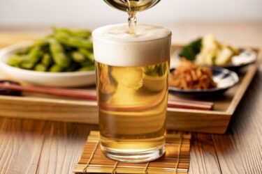 Beer, the most commonly drunk liquor in Japan
