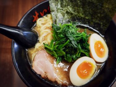 Ramen, a hot soup hoodle popular in Japan